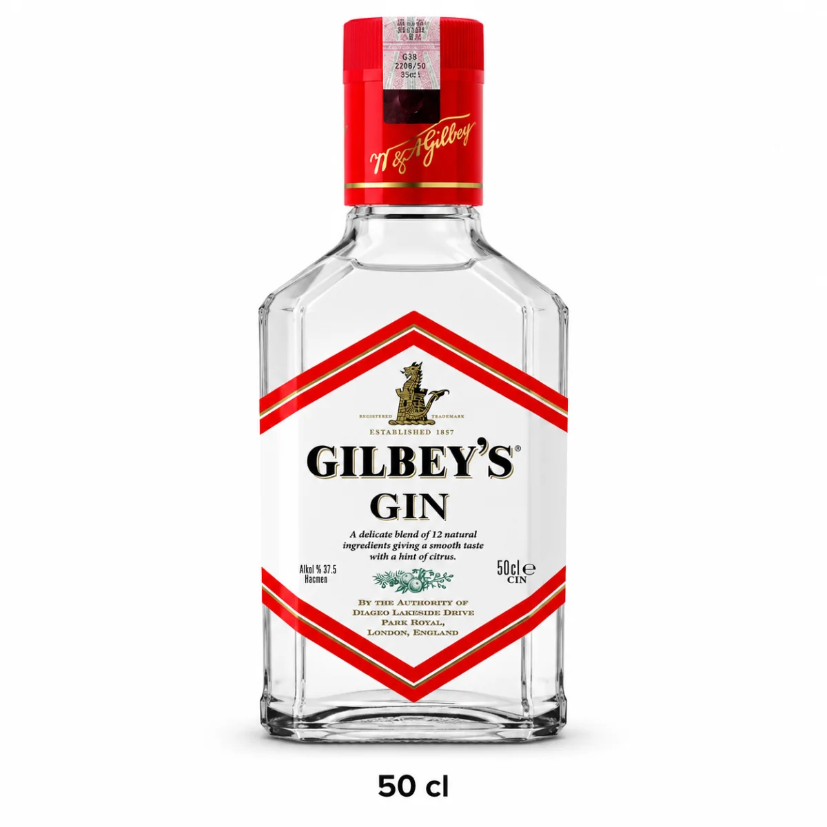 Gilbeys Gin 50Cl