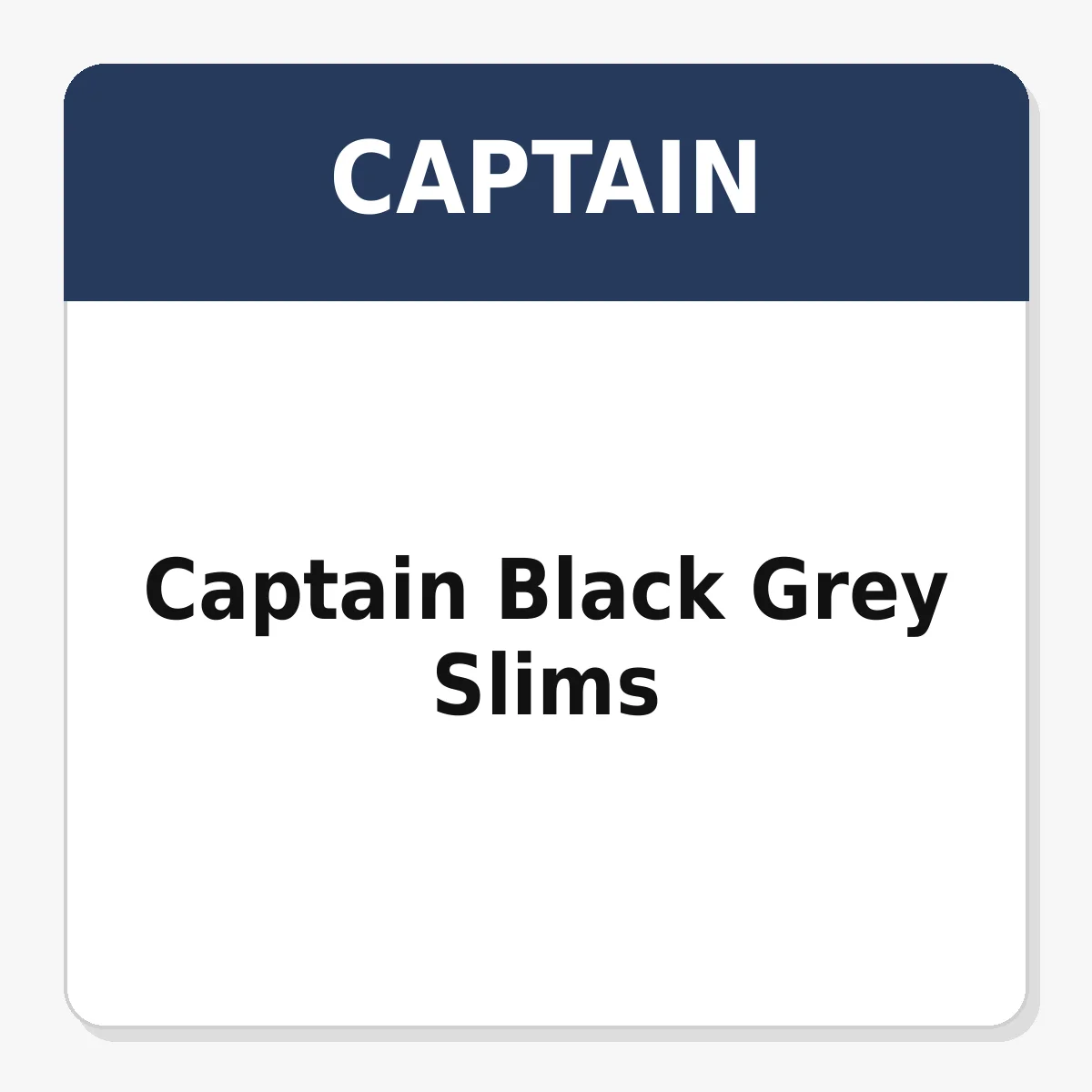 Captain Black Grey Slims