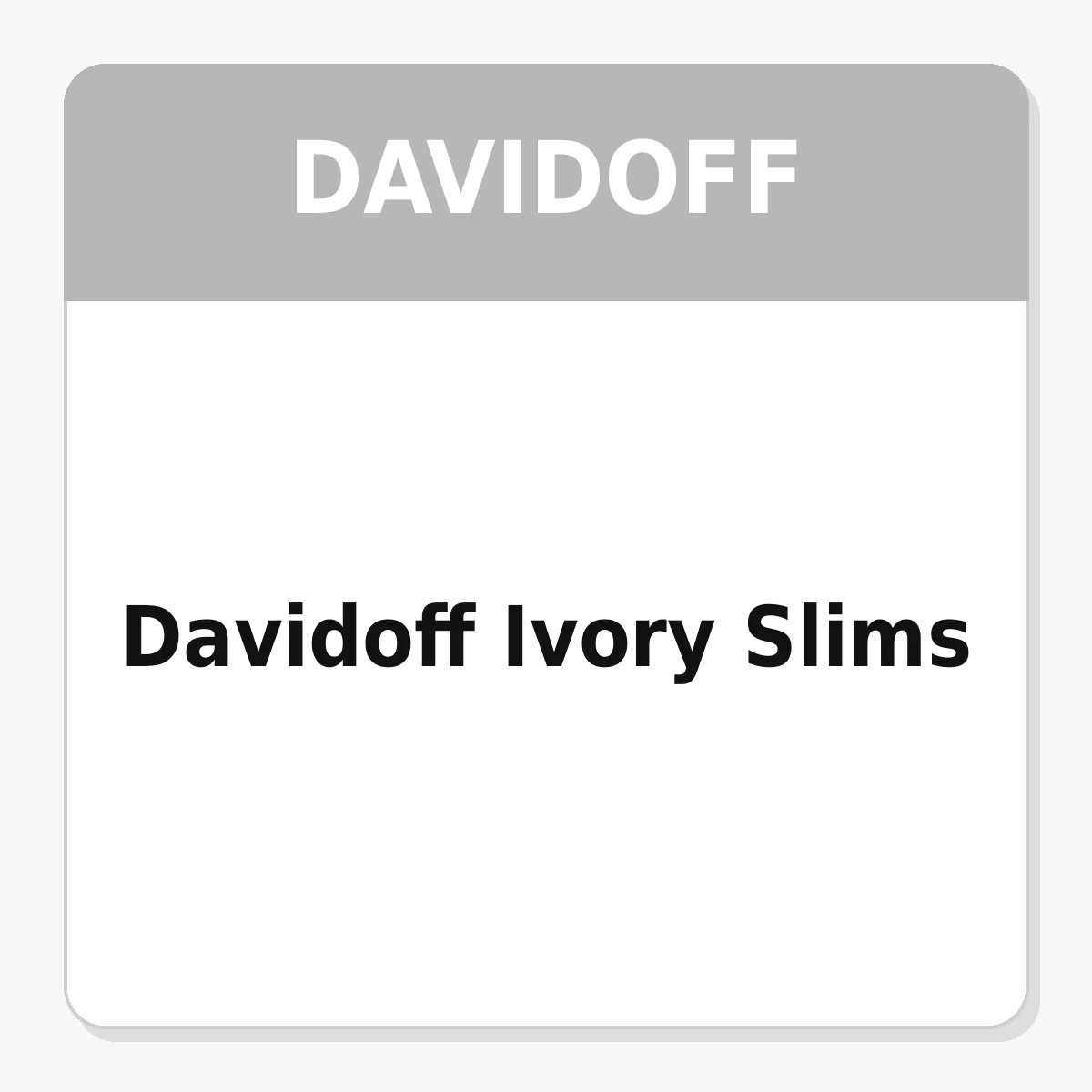 Davidoff Ivory Slims
