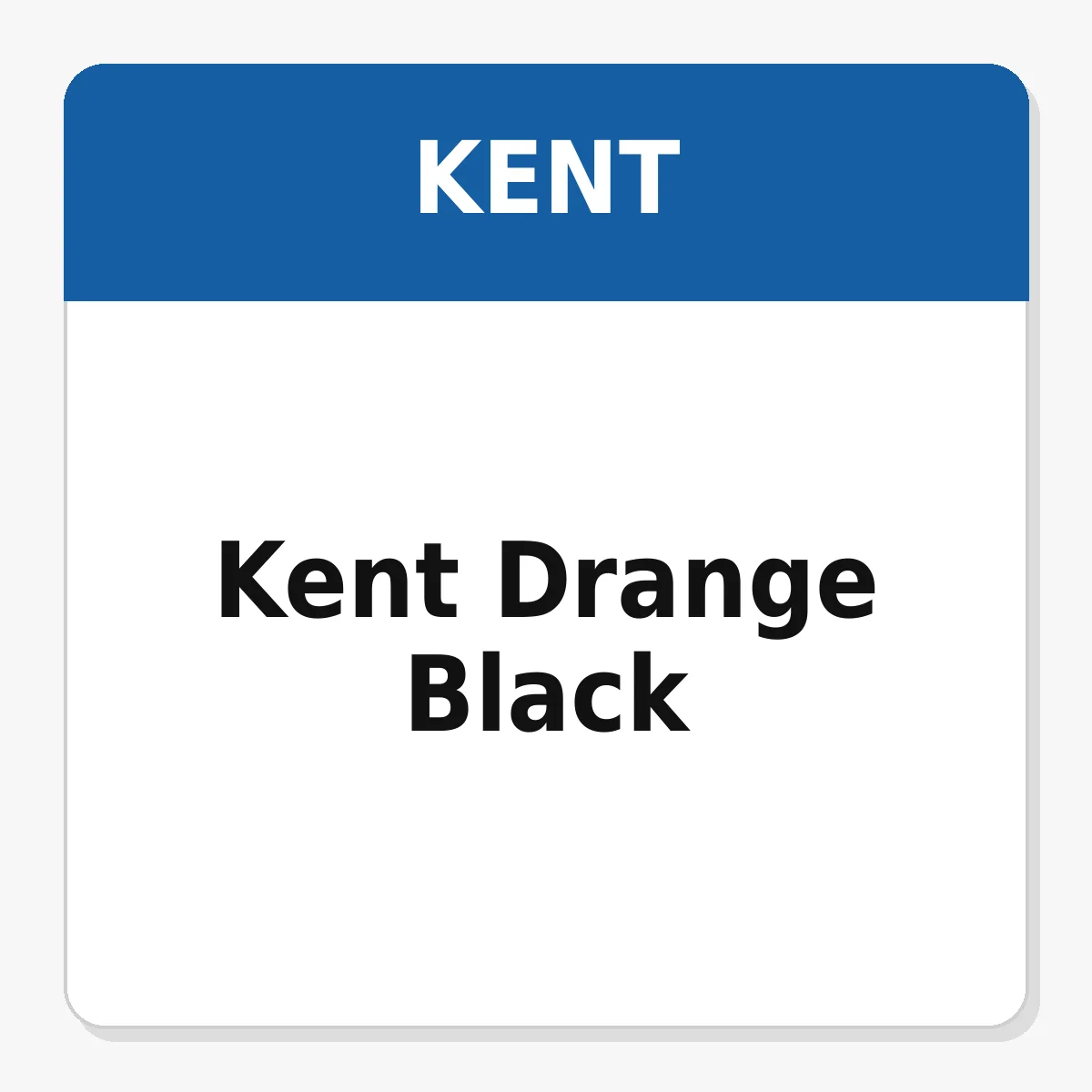 Kent Drange Black