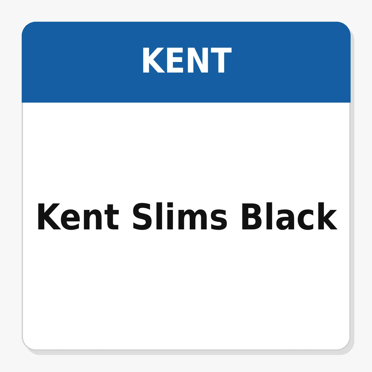 Kent Slims Black