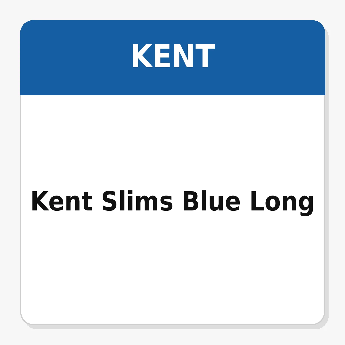 Kent Slims Blue Long