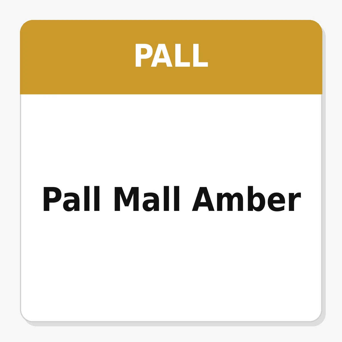 Pall Mall Amber