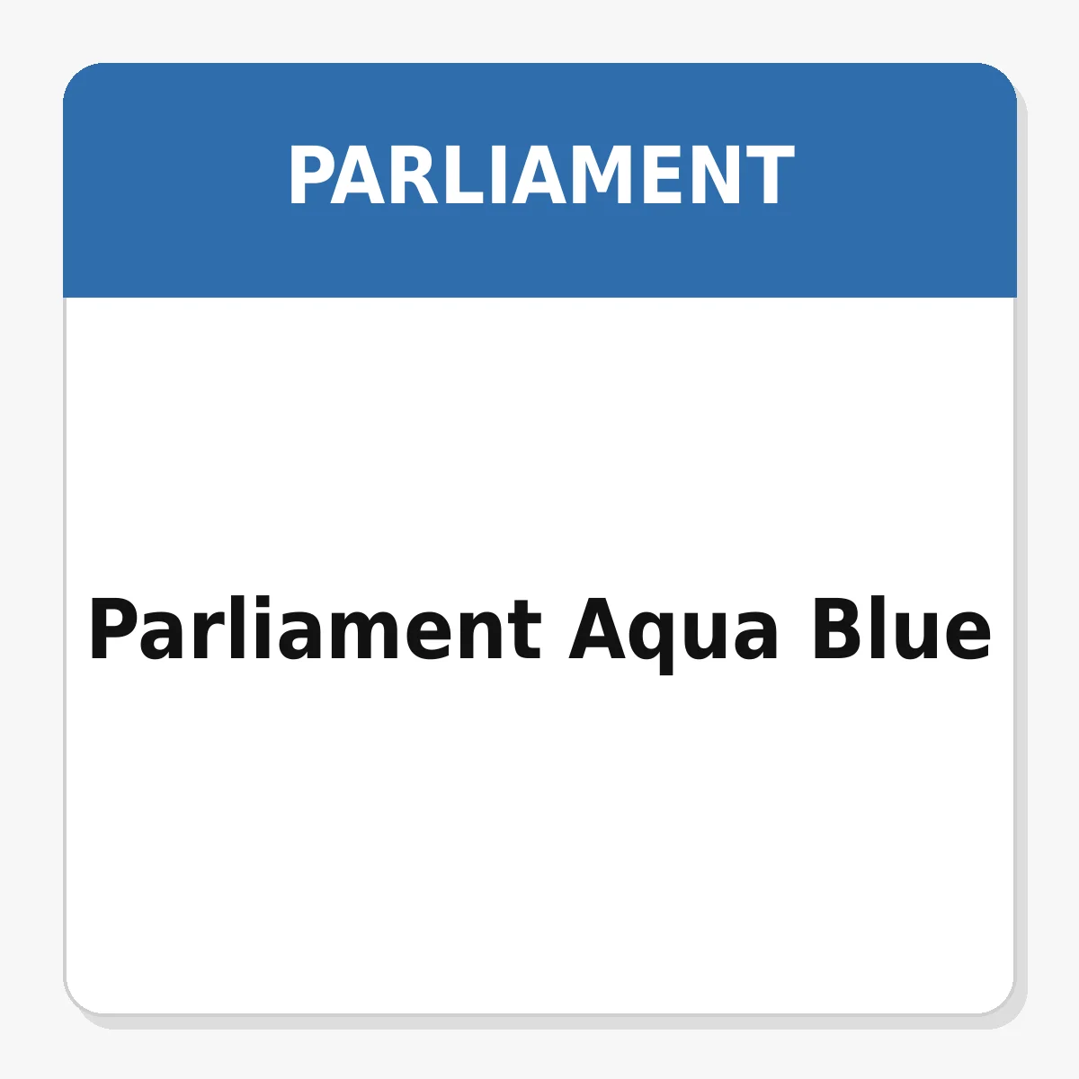Parliament Aqua Blue