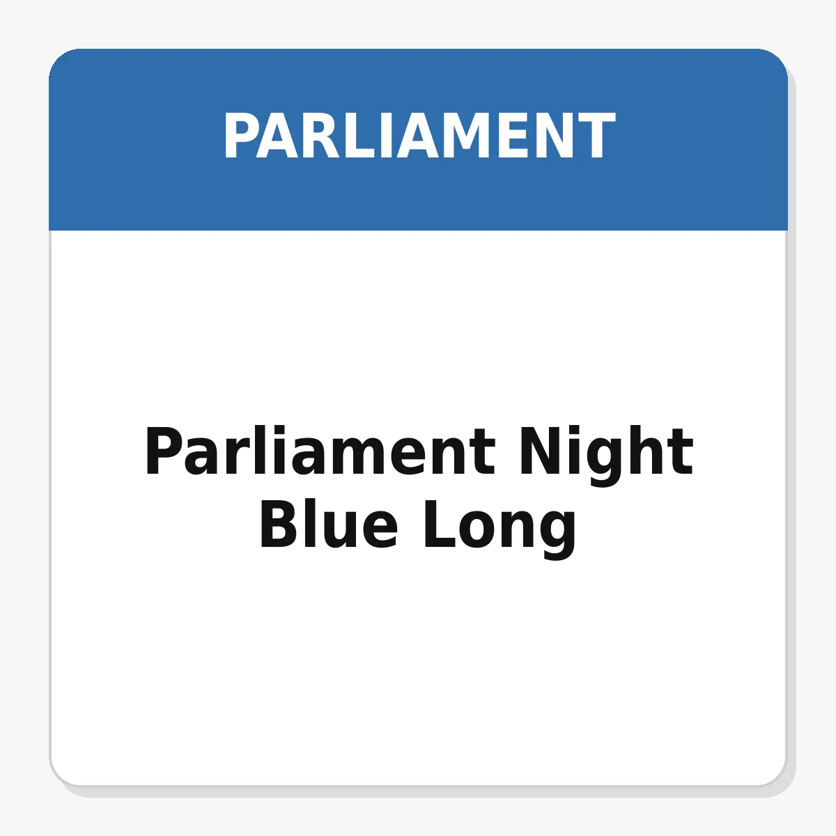 Parliament Night Blue Uzun soft