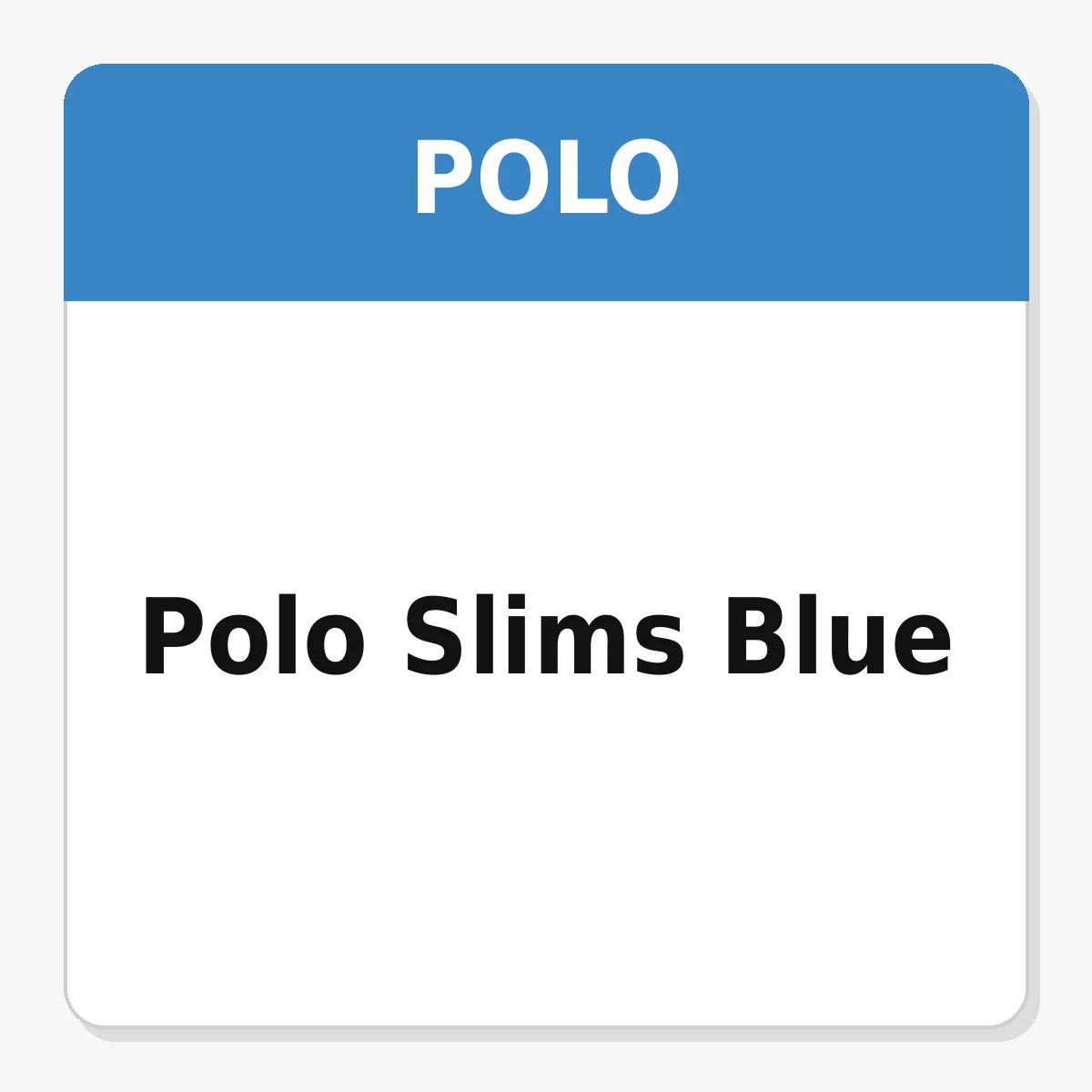 Polo Slims Blue