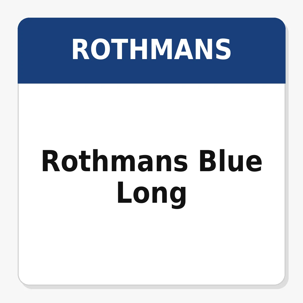 Rothmans Blue Long
