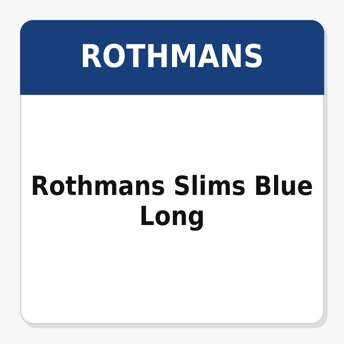 Rothmans Slims Blue Long