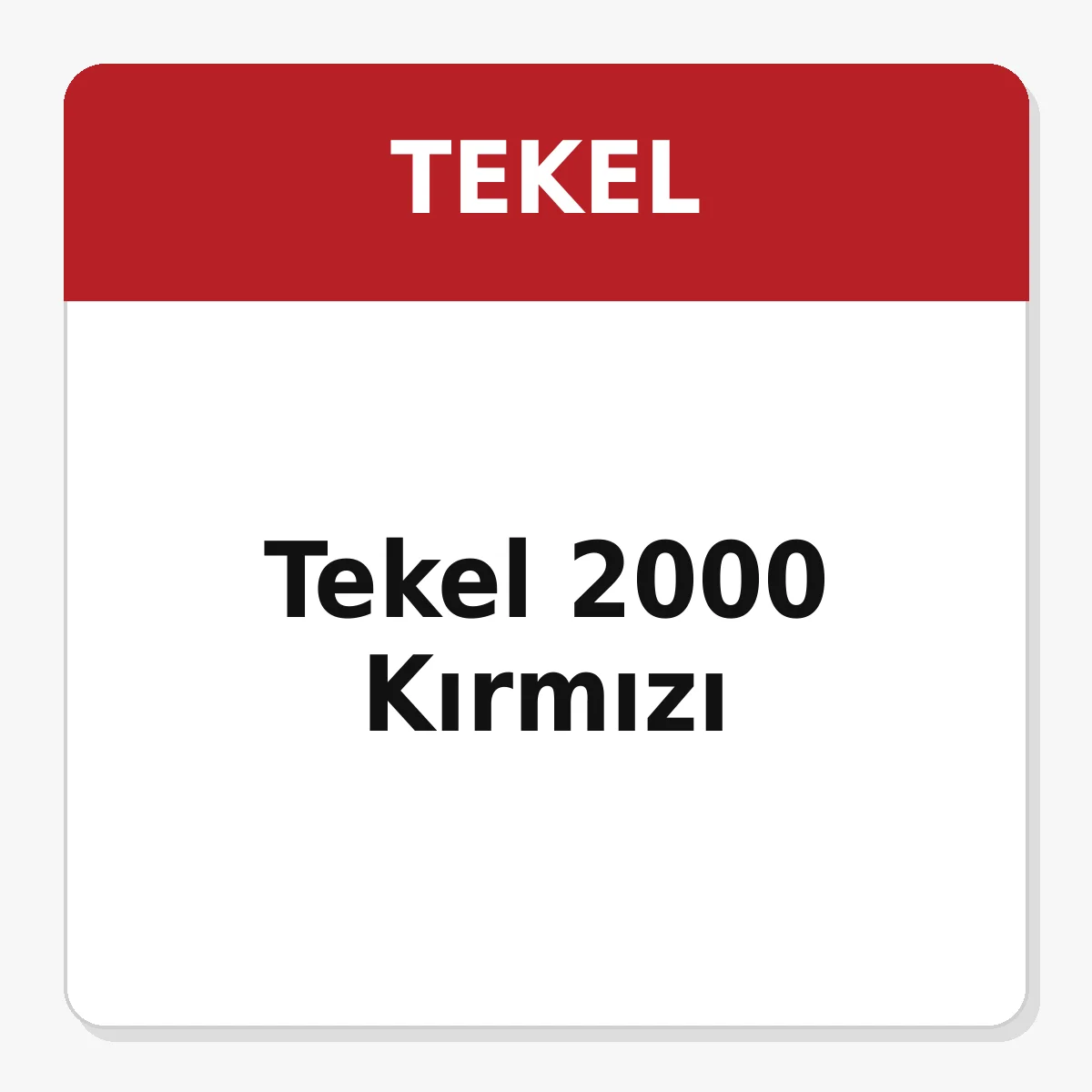 Tekel 2000 Kirmizi