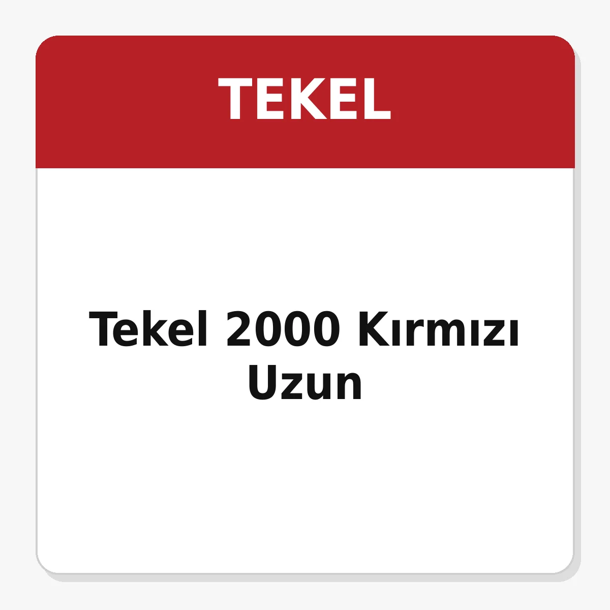 Tekel 2000 Kirmizi Uzun