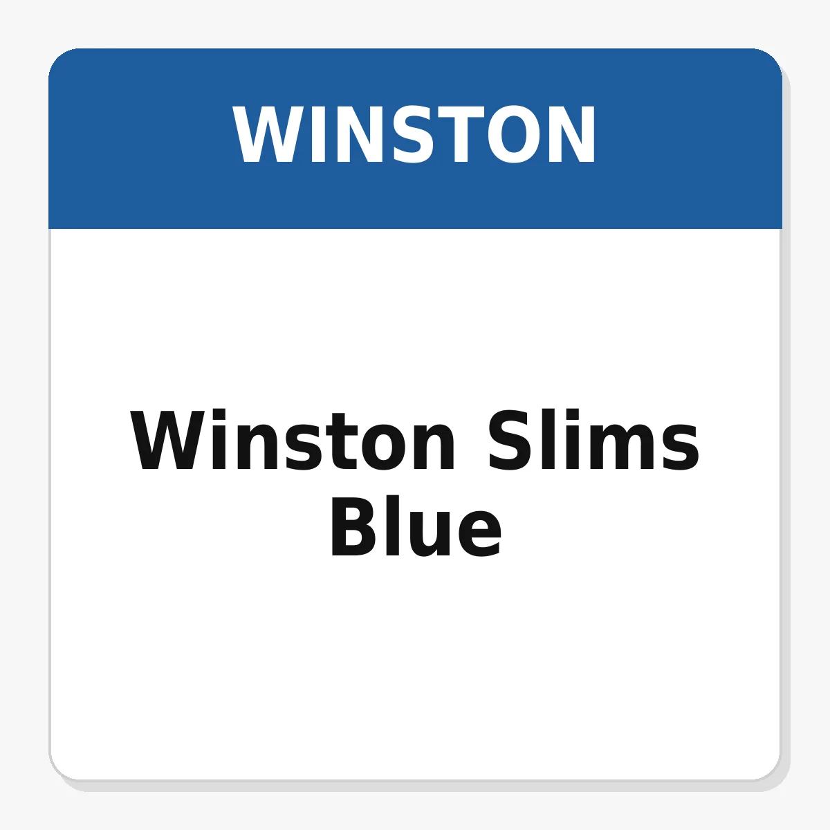 Winston Slims Blue